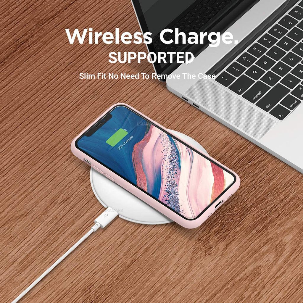 LIRAMARK Liquid Silicone Soft Back Cover Case for Apple iPhone 11 Pro Max