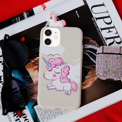 Cute Unicorn Head Case-iPhone 11