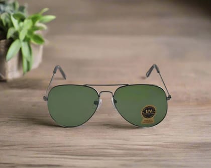 Vintage Aviator Sunglasses with Cover-Unisex