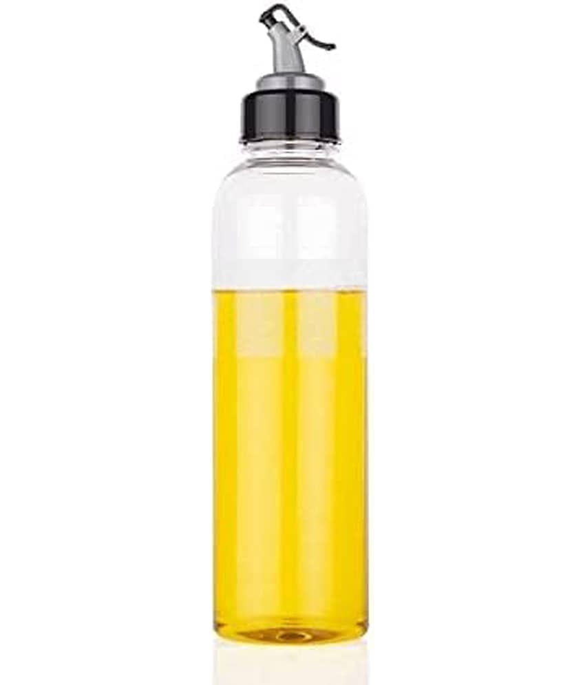 HARSHLOVE Glass Transparent Oil Container ( Set of 1 )