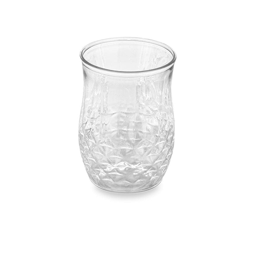 Plastic Mocktail Glass |Transparent Glass |Use Juice, Mocktail |Set Of 6 Pcs