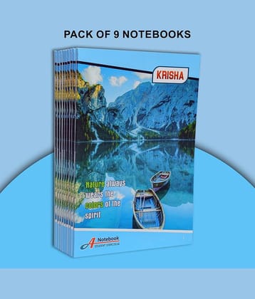 KRISHA BOOK MANUFACTURING - Other Composition Notebooks ( Pack of 9 )