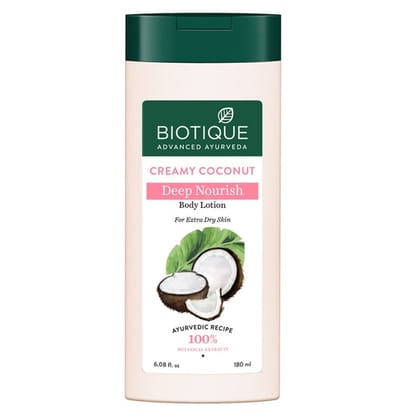 Biotique Creamy Coconut Deep Nourish Body Lotion 180ml