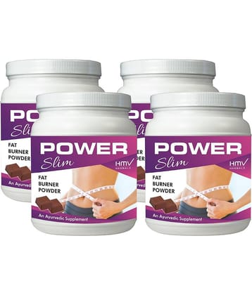 Hmv Herbals Power Slim Fat Burner Herbal Choco Powder 400 Gm Pack of 4