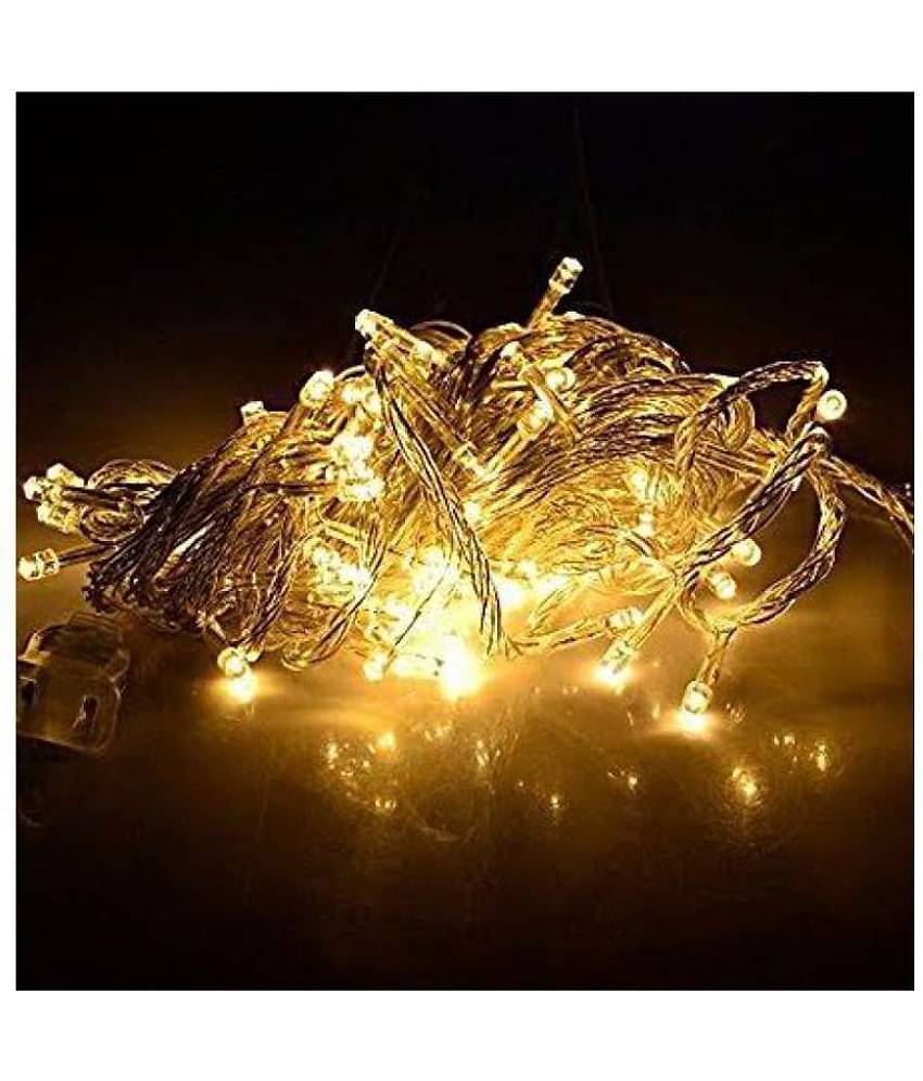 EmmEmm Golden LED String Light 13Mtr - Pack of 1