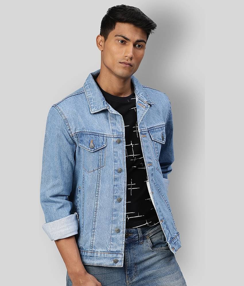 Urbano Fashion Blue Denim Jacket