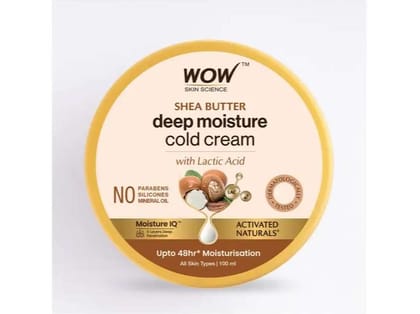 WOW Shea Butter Deep Moisture Cold Cream - 100 ml WOW Shea Butter Deep Moisture Cold Cream - 100 ml
