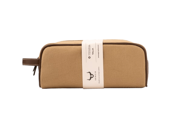 Talia  Top Zippered Shave Kit .The perfect way to stay organized on any trip away from home.