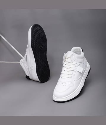 OZZOH White,Black Women's Sneakers
