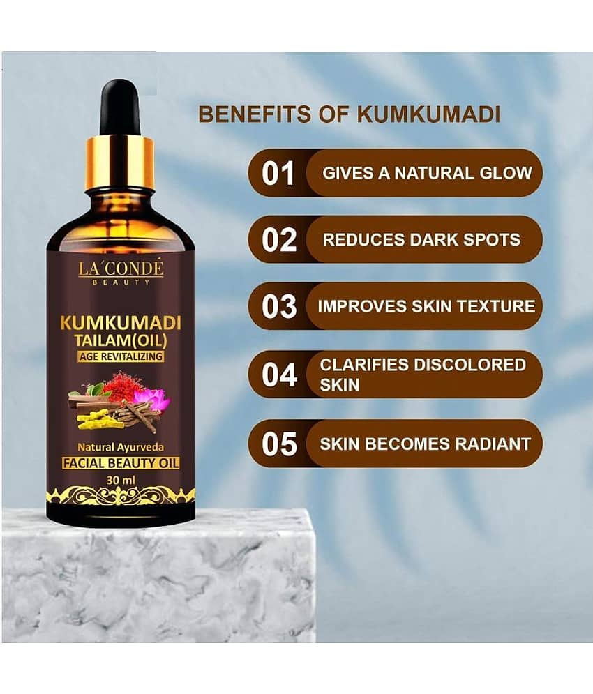 La'Conde Kumkumadi Tailam Night Face Oil Face Serum SPF 1 30 mL