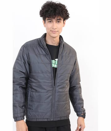 Ketch Polyester Men's Puffer Jacket - Grey ( Pack of 1 )
