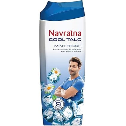 Navratna Cool Talc - Mint Fresh, 400 g