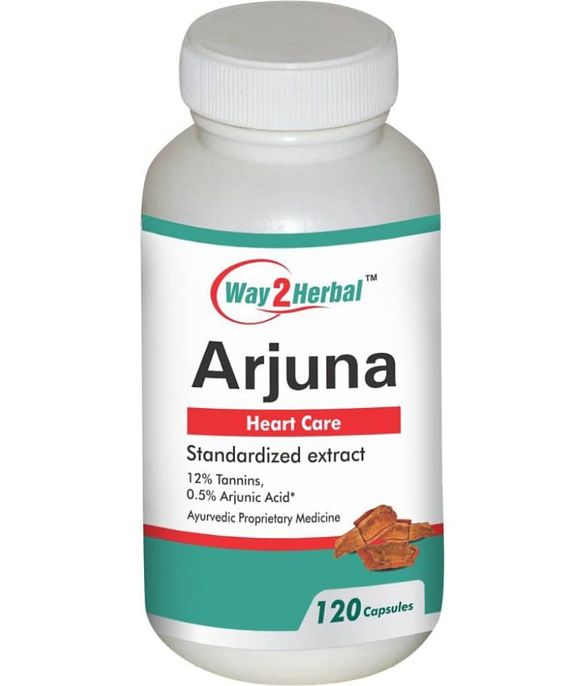 Way2Herbal Arjuna 120    Capsule 500 mg