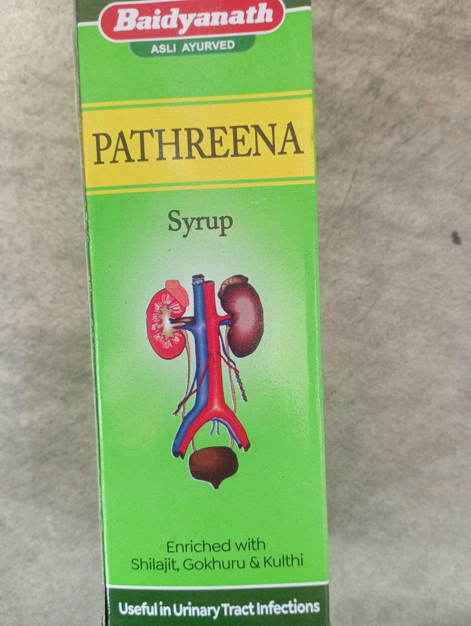 Baidyanath asli ayurved pathreena syrup