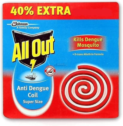 All Out Anti Dengue Coil - Super Size, 10 pcs All Out Anti Dengue Coil - Super Size, 10 pcs