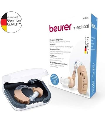 Beurer HA 20 hearing amplifier/Ear Hearing Machine/Sound amplifier for Old Age BTE Sound Enhancement Amplifier Behind The Ear Hearing Aid Machine