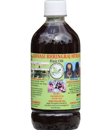 ADIVASI BHRINGRAJ HERBALS - Anti Hair Fall Bhringraj Oil 250 ml ( Pack of 1 )