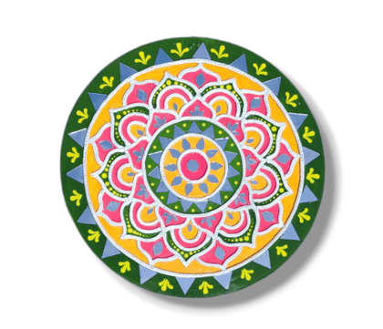 Aarya ovation Lippan art wall hanging for home decoration /living room/kids room / garden décor.green