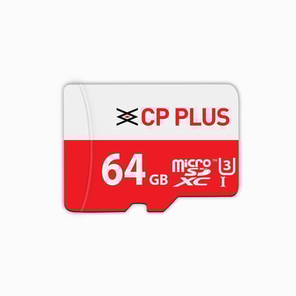 CP PLUSVisit the store4.04.0 out of 5 stars(4,095)CP PLUS 64GB microSDXC Memory Card Grade UHS-3 Class 10, Up to 70 Mbps Reading & 30 Mbps Writing Speed with High Performance of Data Transfer & Lower Power Consumption for Portable Devices| CP-UM64C