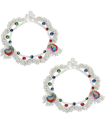 AKLINA Multicolor Anklets ( Pack of 2 )