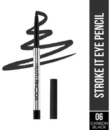 Hilary Rhoda Jet Black Matte Eye Liner Pencil ( Pack of 1 )
