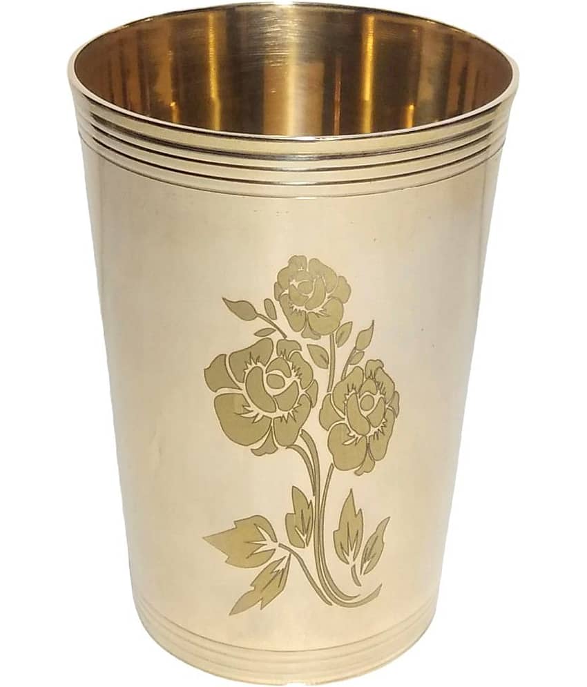 A & H ENTERPRISES Daily Use Brass Glasses 250 ml ( Pack of 1 )