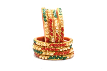 Tik Tok Fiber Bangle set of 8 