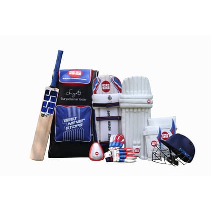 SS Sky Kashmir Willow Cricket Kit-Men