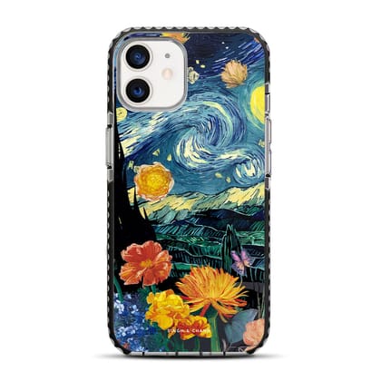 Van Gogh's Starry night iPhone 12 Mini Stride Phone Case-Stride