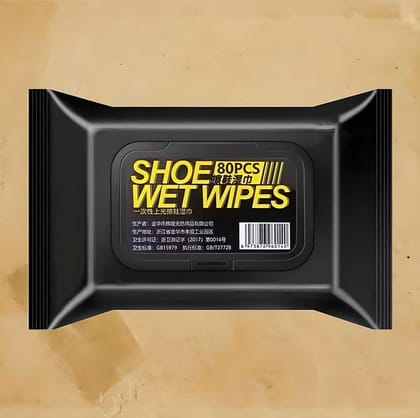 Natural Sneaker & Shoe Cleaner Wipes - 1 Packs of 80-Pack of 3