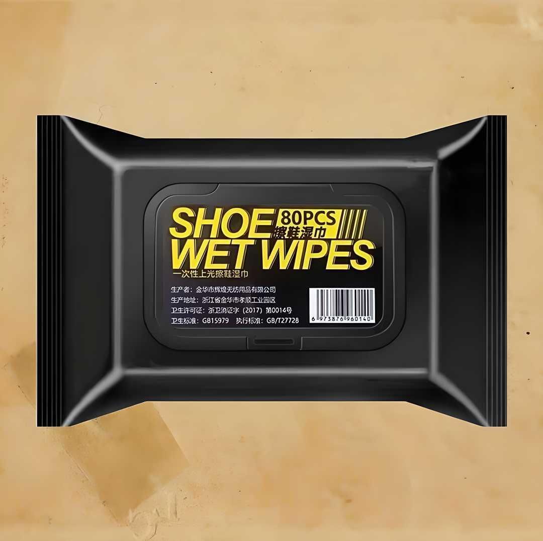Natural Sneaker & Shoe Cleaner Wipes - 1 Packs of 80-Pack of 3