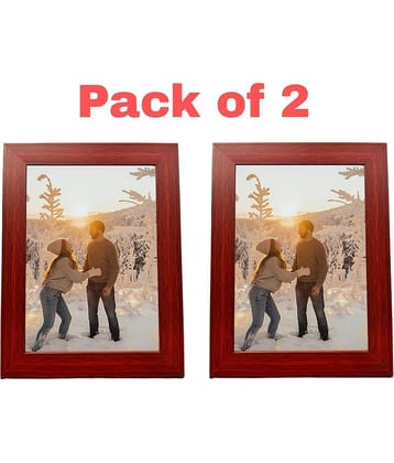CHARKEE Wood Black Photo Frame Sets No. of Pieces- 2