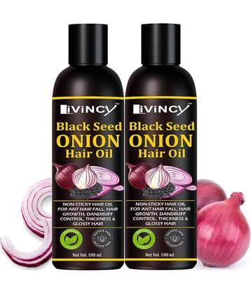 LIVINCY Frizz Control Onion Oil 200 ml ( Pack of 2 )