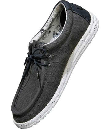 Neeman's Canvas Wanderers Sneakers Black Men's Sneakers