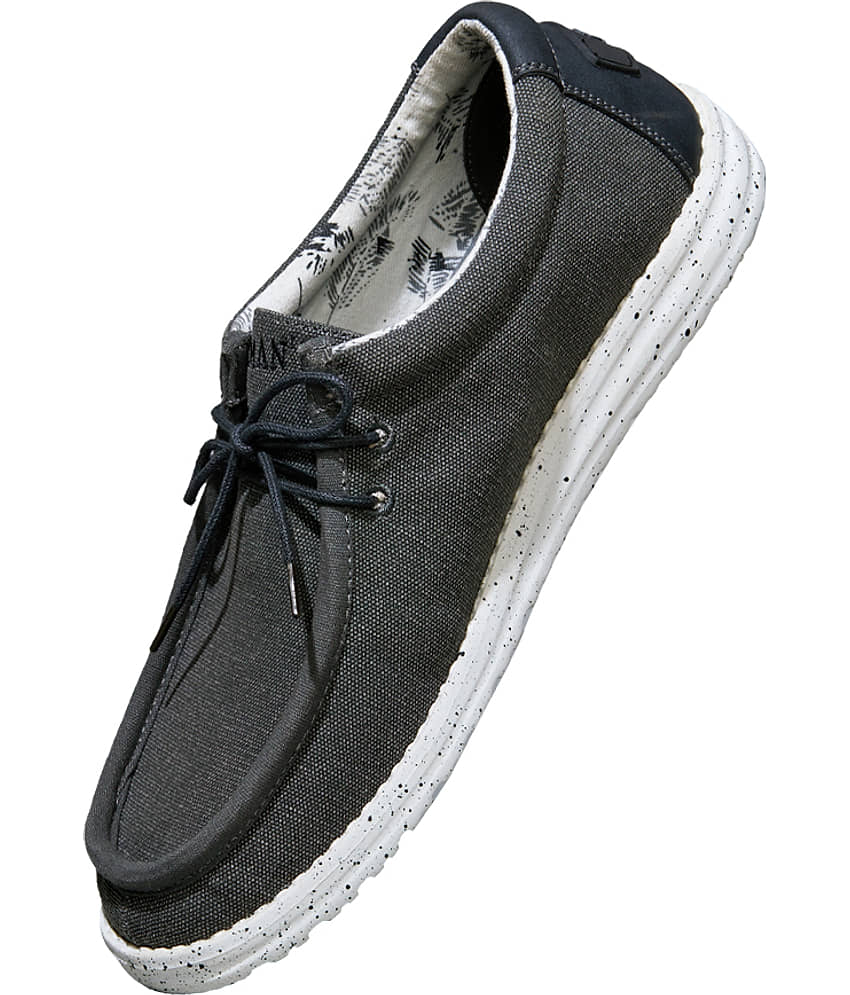 Neeman's Canvas Wanderers Sneakers Black Men's Sneakers