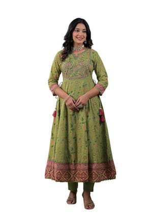 Women Printed Kurta Set with Dupatta | Stylish Ethnic Outfit for Casual & Festive Occasions