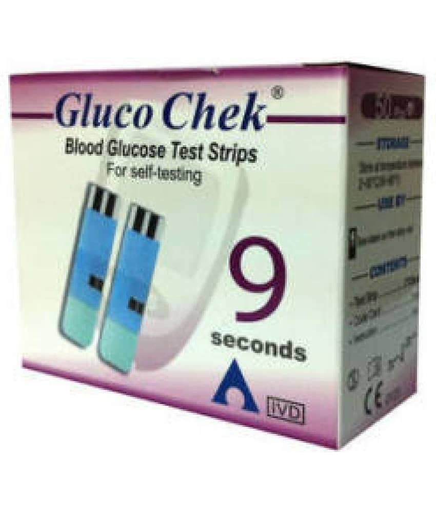 Glucochek 50 Test Strips No Code Chip