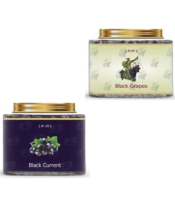 AGRI CLUB Fruits Black Current, Black Grapes 500 g Pack of 2