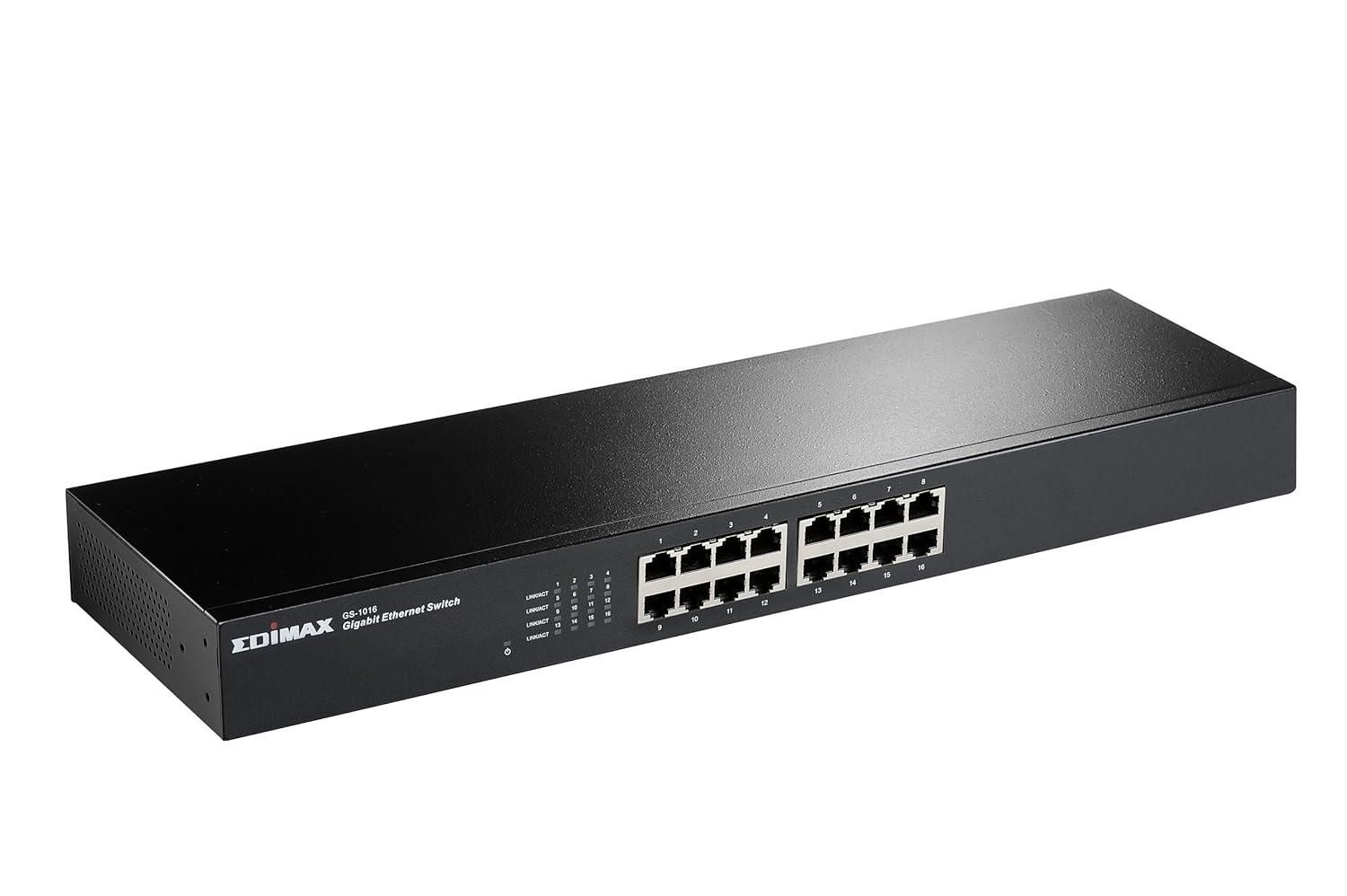 Edimax (GS-1016) 16 Port Gigabit Rack-mount Switch