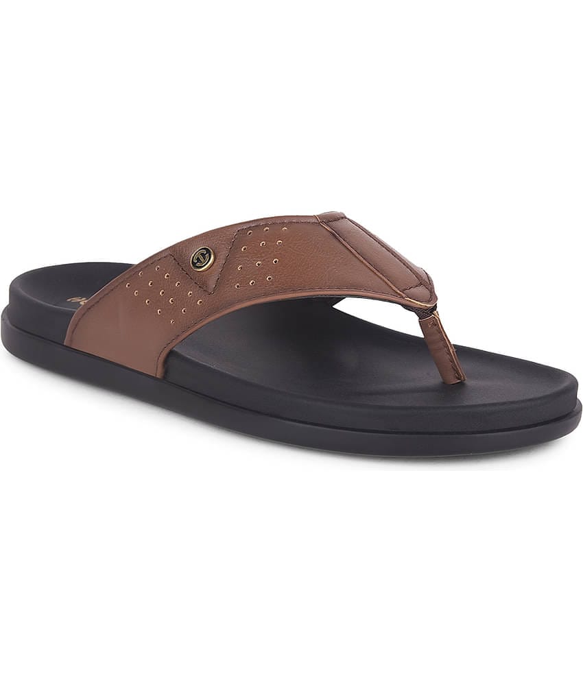 Liberty Tan Men's Thong Flip Flop