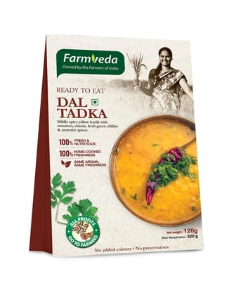 Farmveda Dal Tadka Ready to Eat - 120g