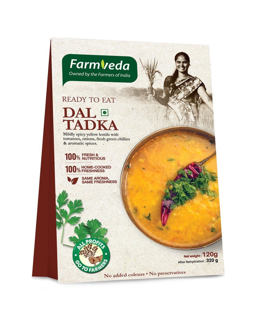 Farmveda Dal Tadka Ready to Eat - 120g