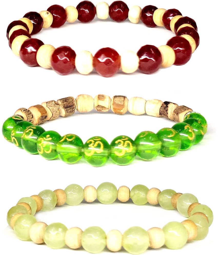 DAIVYA WELLNESS - Multicolor Bracelet ( Pack of 3 )