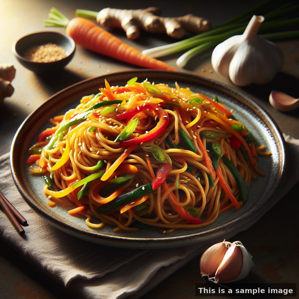 Veg Ginger Garlic Noodles