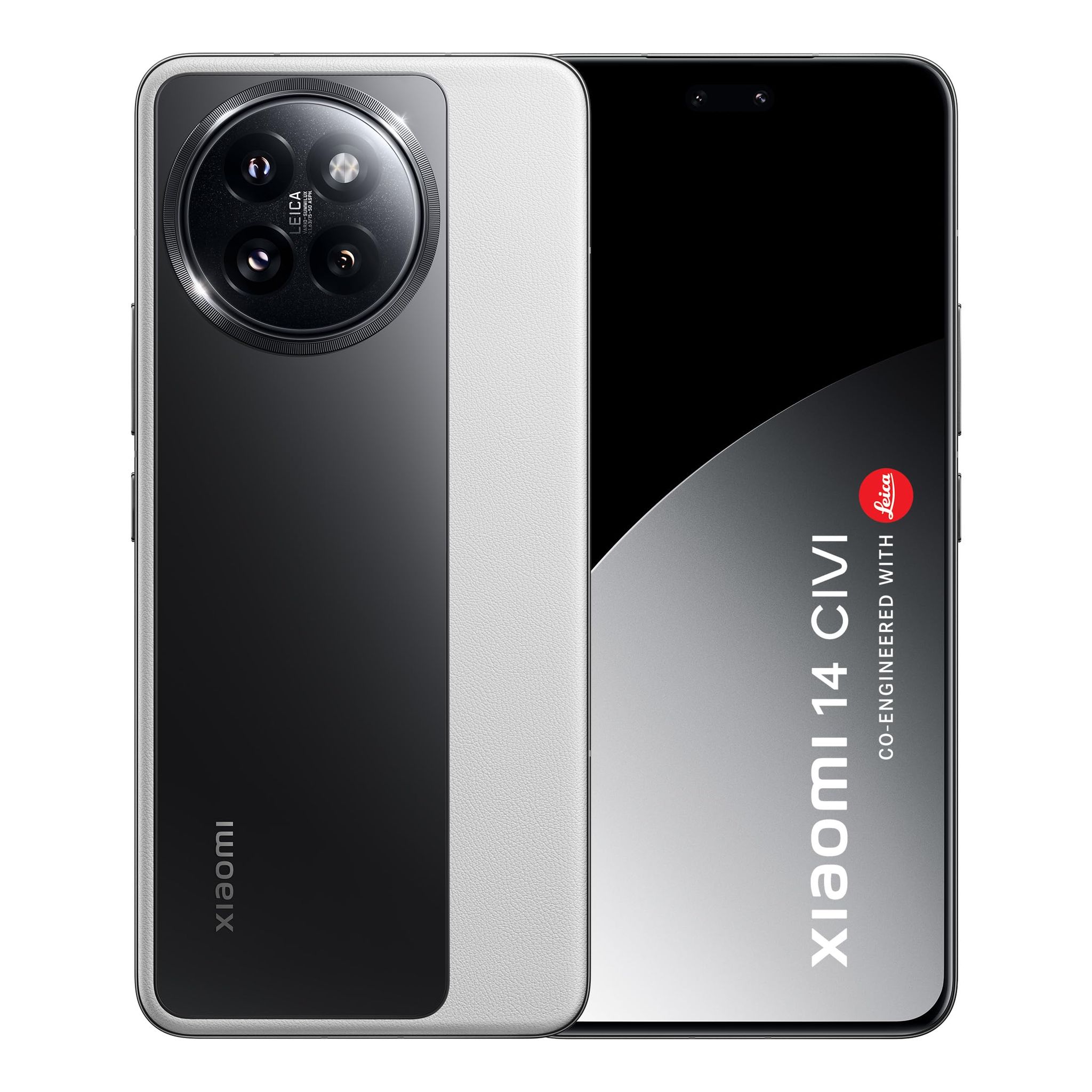 XIAOMI 14 Civi Panda White (12GB RAM 512GB Storage) | 50 MP Leica Triple Camera| SD 8s Gen 3 | 1.5K Quad Curved AMOLED HyperOS