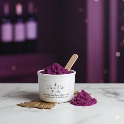 Baramati Purple Premium Wine Base Body Scrub - For Smooth & Radiant Skin (100g) Baramati Purple Premium Wine Base Body Scrub - For Smooth & Radiant Skin (100g)