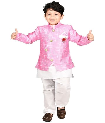 s muktar garments Pink Cotton Blend Boys ( Pack of 1 ) - None