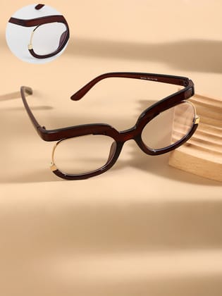 The Hanging Butterfly Sunglasses - Coffee Brown-Sunglass