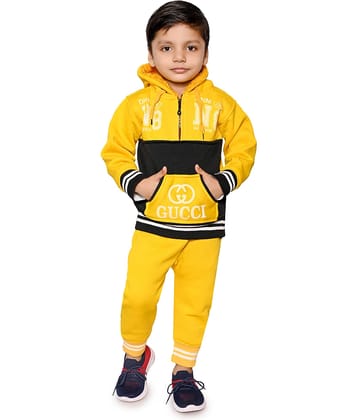 New Collection Pack of 1 Boys Polyester Cardigan Sweater ( Yellow )