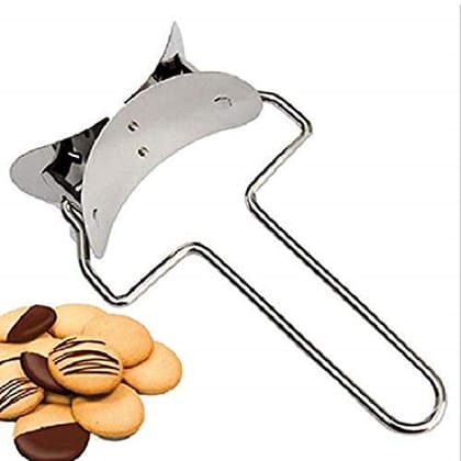 NIDY� 1Pc Stainless Steel Dough Press Dumpling Maker Mould Pie Ravioli Cooking Pastry Tools Circle Dumpling Wrapper Cutter Making Machine Skin Cutter Maker